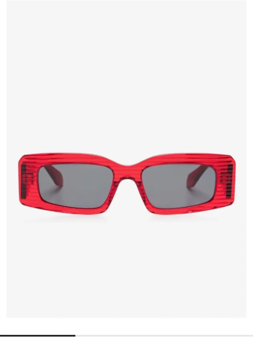 Alaïa Red Rectangular Women's Sunglasses new in box